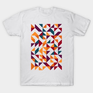 Creative Geometric Colourful Triangle Pattern #41 T-Shirt